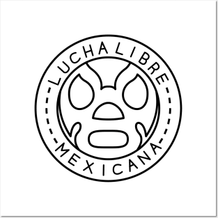 LUCHA LOGO#23mono Posters and Art